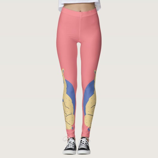 Yoga Llama Leggings (Vorderseite)