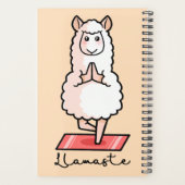 Yoga Llama - Llamaste Planer (Rückseite)