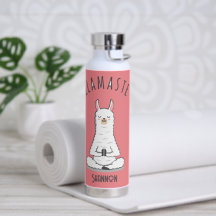Yoga Llama - Llamaste Pub Monogramm Name