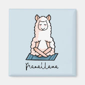 Yoga llama - Pranallama Magnet (Vorne)