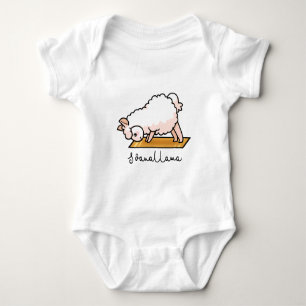 Yoga llama - Svanallama Baby Strampler