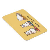 Yoga Llamas Magnet (Rechte Seite)