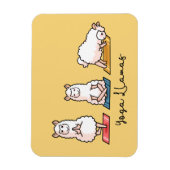 Yoga Llamas Magnet (Vertikal)