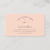 Yoga Llamas & Pilates Fitness Studio Company Logo Visitenkarte (Vorderseite)