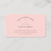 Yoga Llamas & Pilates Fitness Studio Company Logo Visitenkarte (Vorderseite)