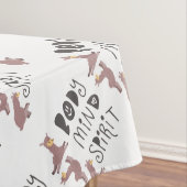 Yoga Llamas Tischdecke (Beispiel)
