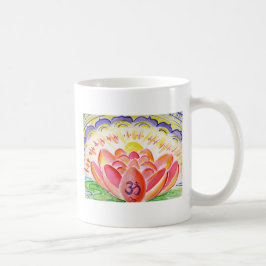 Yoga-Lotos-Blume Kaffeetasse