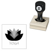 Yoga Lotus Blume Gummistempel (Stempel)