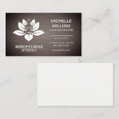 Yoga | Lotus-Blume-Logo Visitenkarte (Vorne/Hinten)
