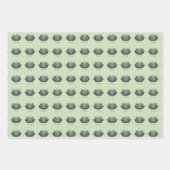 Yoga Lotus Blume Patterns Geschenkpapier Set (Vorderseite 3)