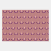 Yoga Lotus Blume Patterns Geschenkpapier Set (Vorderseite 2)