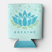 Yoga Lotus Blume Zen | Textvorlage Dosenkühler (Vorderseite)