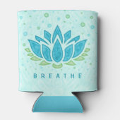 Yoga Lotus Blume Zen | Textvorlage Dosenkühler (Rückseite)