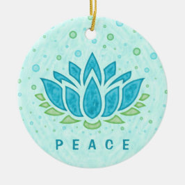Yoga Lotus Blume Zen | Textvorlage Keramik Ornament