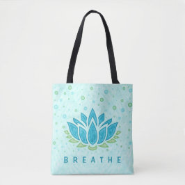 Yoga Lotus Blume Zen | Textvorlage Tasche