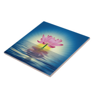 Yoga Lotus Fliese