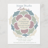 Yoga Lotus Flyer (Vorne)