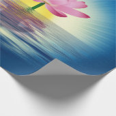 Yoga Lotus Geschenkpapier (Ecke)