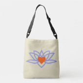 Yoga Lotus Heart Tasche (Rückseite)