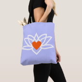 Yoga Lotus Heart Tasche (Von Nahem)