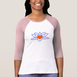 Yoga Lotus Heart Tri-Blend Shirt