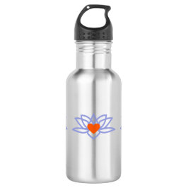 Yoga Lotus Heart Trinkflasche