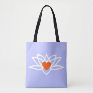 Yoga-Lotus-Herz Tasche