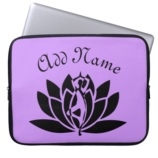 Yoga Lotus Laptopschutzhülle (Vorderseite)