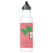 Yoga Lotus Monogram Edelstahlflasche (Links)