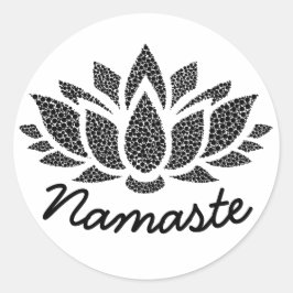 Yoga Lotus Namaste Aufkleber