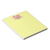 Yoga Lotus notepad Notizblock (angewinkelt)