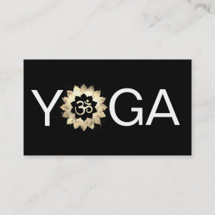 *~* Yoga Lotus OM Mandala Lehrerin Lehrerin Om Visitenkarte