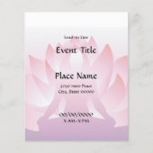 Yoga Lotus Small Event Flyer (Vorne)
