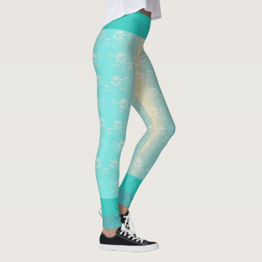 Yoga  Lotus tattoo Leggings (Rechts)