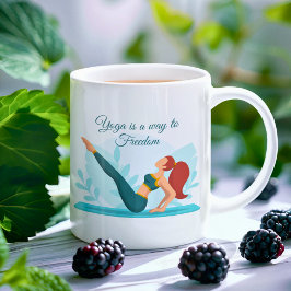 Yoga-Lover-Geschenk für Inspirationen - individuel Kaffeetasse