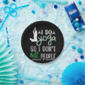 Yoga Lover | I Do Yoga Pappteller (Party)