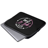 Yoga Lover | Lass Get It Om Laptopschutzhülle (Vorne Knopf)