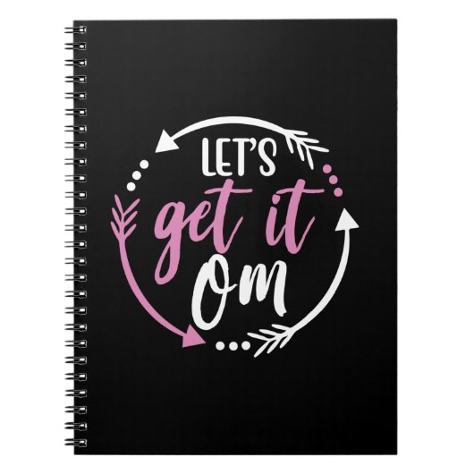 Yoga Lover | Lass Get It Om Notizblock (Vorderseite)