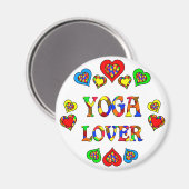 Yoga Lover Magnet (Vorderseite/Rückseite)