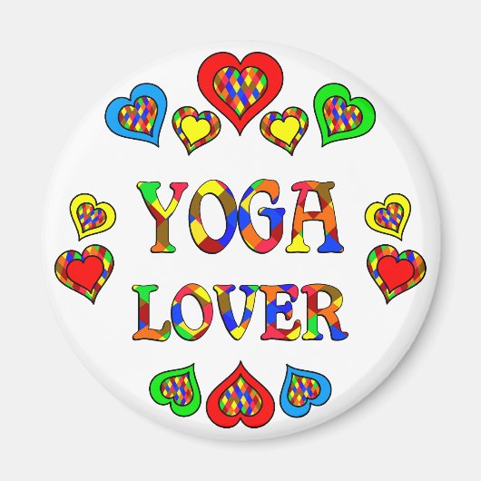 Yoga Lover Magnet (Vorne)