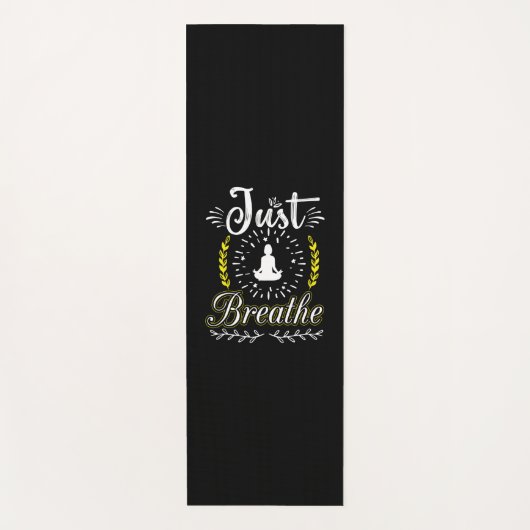 Yoga Lover | Nur atmen Yogamatte (Vorderseite)