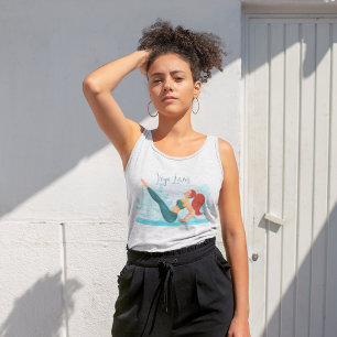 Yoga Lover - Pose-Design für Navasana individuell Tank Top