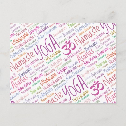 Yoga Lover Postkarte (Vorderseite)