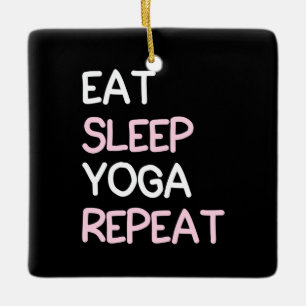 Yoga Lover   Sleep Yoga Wiederholung essen Keramikornament