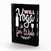 Yoga Lover | Wird Yoga für Wein Fotoblock (Rechts)