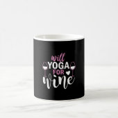 Yoga Lover | Wird Yoga für Wein Kaffeetasse (Mittel)