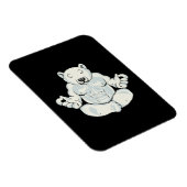 Yoga Lover Women Yoga Magnet (Rechte Seite)