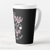 Yoga Lover | Yoga And Coffee Are All I Need Milchtasse (Rechte Ecke)