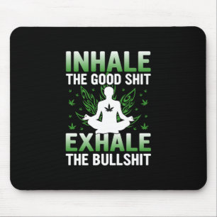 Yoga Lover Yoga atmet das Gute Mousepad