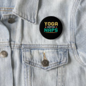 Yoga Lover | Yoga Coffee Nickerchen Button (Beispiel)